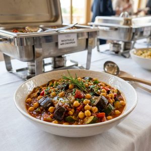 Gemüse Ratatouille mit kicherebsen von ehab catering