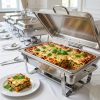 Mediterrane Gemüse-Lasagne mit Zucchini, Aubergine, erbsen und Paprika von ehab Catering