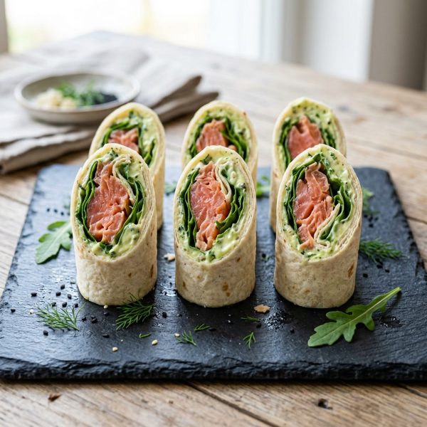 mini-wraps-raeucherlachs von ehab catering
