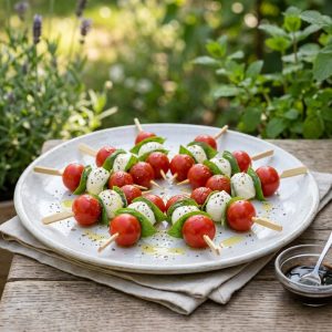 Tomaten-Mozzarella Spieße von ehab catering