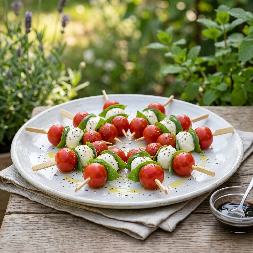 Tomaten-Mozzarella Spieße von ehab catering