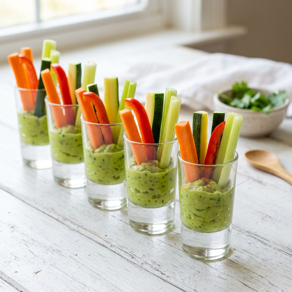 rohkost-gemuesesticks-guacamole von ehab catering