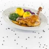 Sous vide Gänsekeule mit knuspriger Haut von ehab Catering
