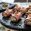 Roastbeef-Roellchen-gefuellt-mit-Waldorfsalat. von ehab catering