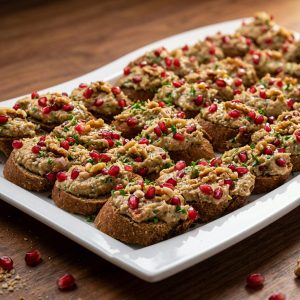 Crostini mit Baba Ghanoush