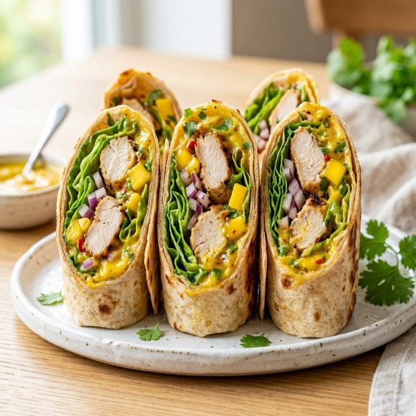 mini-wraps-Haehnchen von ehab catering