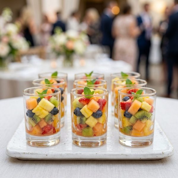 obstsalat im glas von ehab catering