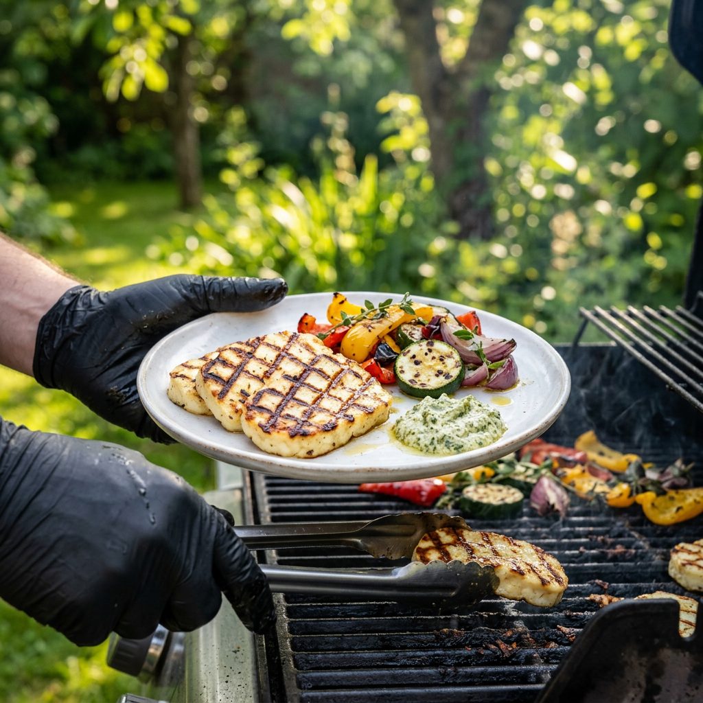 Halloumi gegerillt