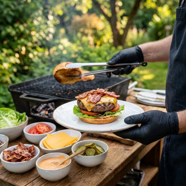 Hamburger von ehab catering