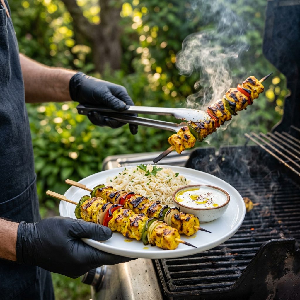 Shish Tawuk Sieße gegegrillt von ehab catering