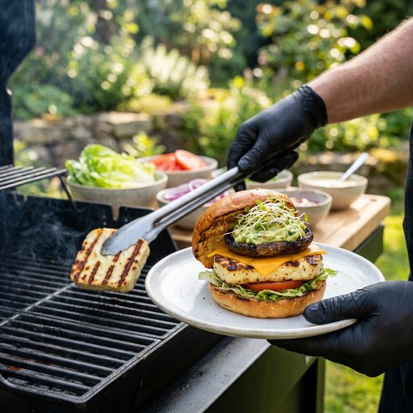 vegetarische Hamberger von ehab catering